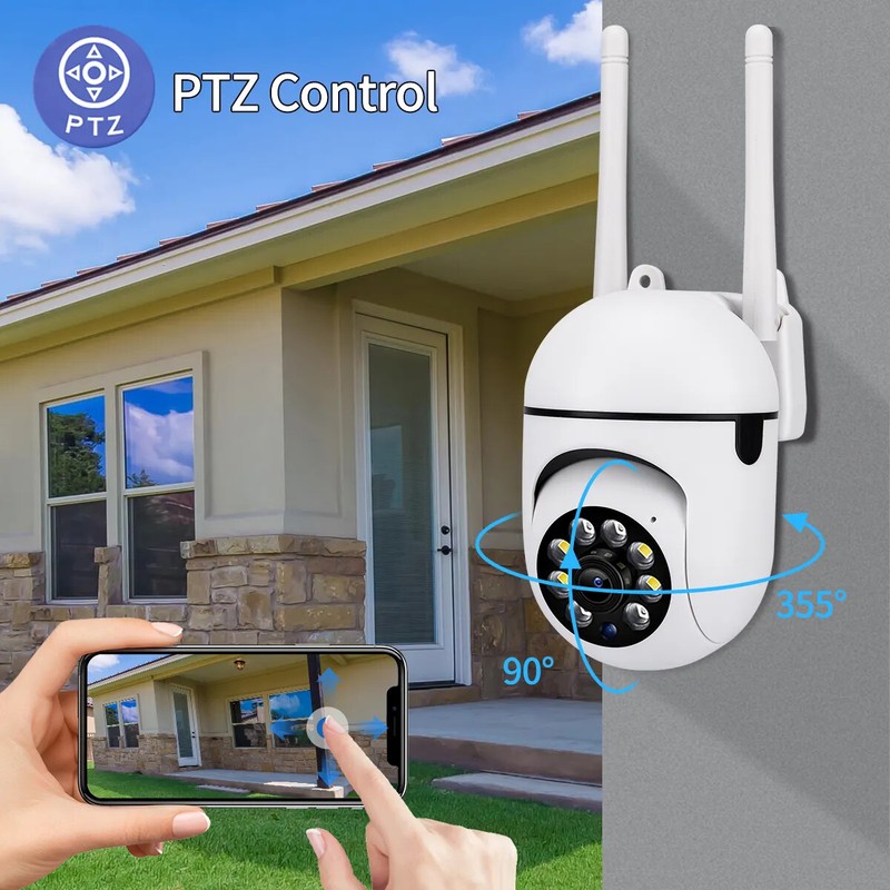 4 Pack Wireless 5G WiFi 1080P Security Camera System Smart Outdoor Night Vision gallery