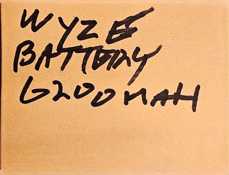 WYZE USED RECHARGEABLE BATTERY PACK FOR CAM PRO,WYZE DUO DOORBELL, WITH C-CABLE gallery