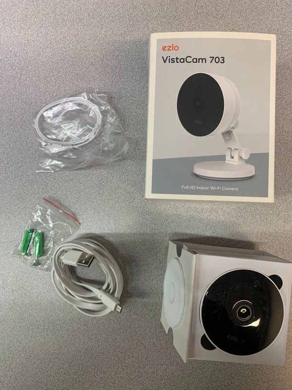 Ezlo VistaCam 703 Full 1080p HD Indoor Motion Activ WiFi Camera W/ Night Vision gallery