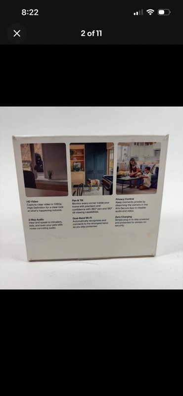 Arlo VMC2073-1WMNAS Essential Indoor Pan Tilt Security Camera (2025 Release) - gallery