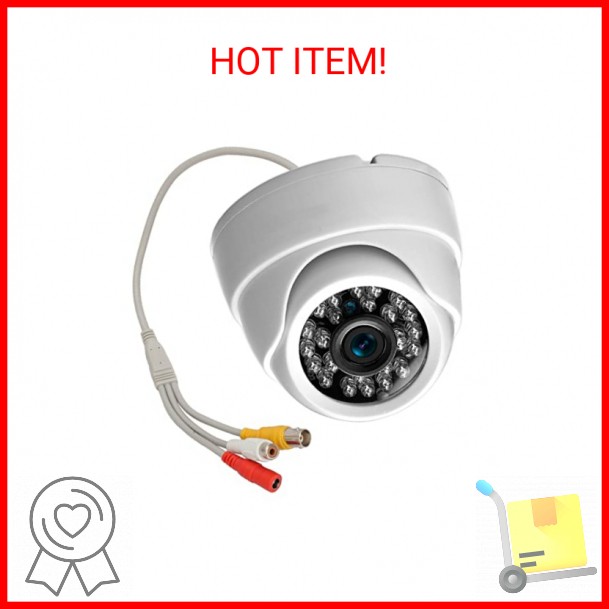 Vanxse® CCTV 24ir LEDs 1/3 CCD 800tvl Indoor Dome Audio Camera D/n Security Surv