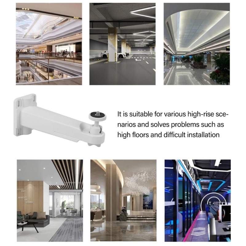 Professional CCTV Camera Wall Bracket Aluminum Construction 180 Tilt Bracket gallery