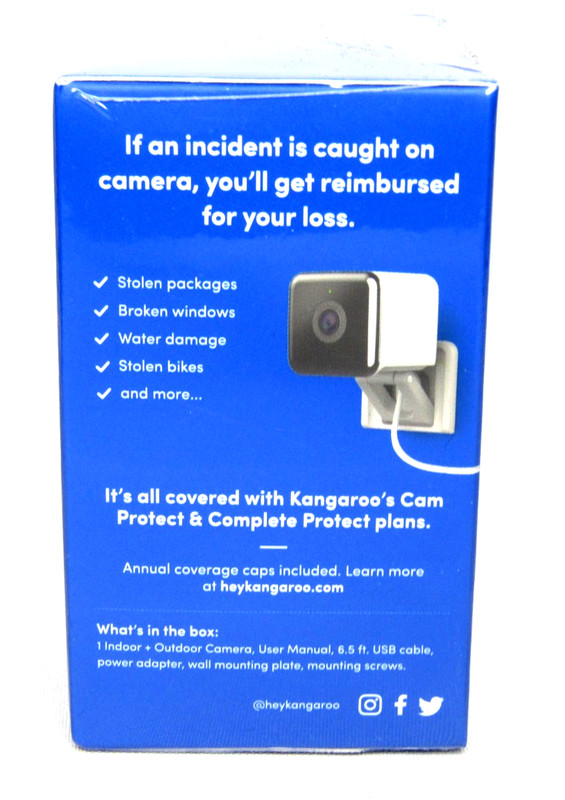 Kangaroo Indoor + Outdoor 1080p HD Video Cam Wired Weatherproof Security Camera gallery