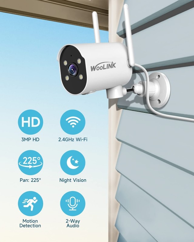 Wireless Battery Camera 1080P Outdoor WiFi Security Camera System Smart Home gallery