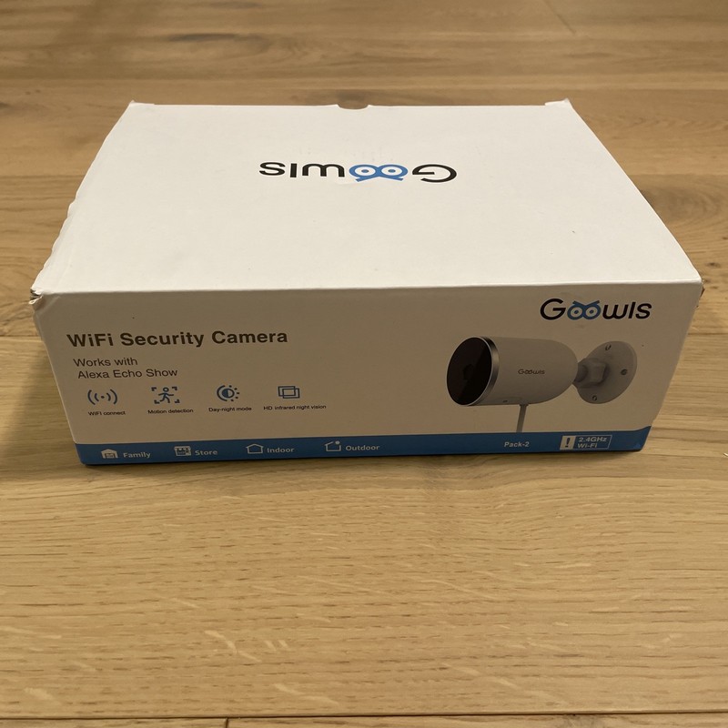 Goowis Smart Wi-Fi Outdoor Security Camera Audio Cloud Service