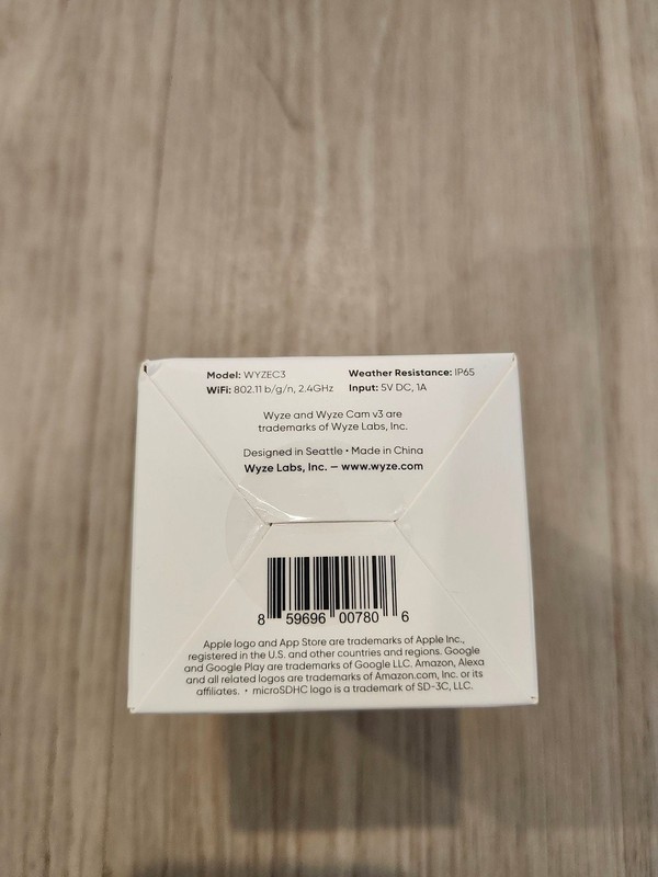 Wyze Cam v3 Wired 1080p Indoor/Outdoor Security Camera WYZEC3 gallery