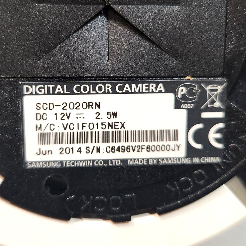 Samsung 1/3 Inch Digital Color Monochrome Dome Camera - SCD-2020RN DC 12V China gallery