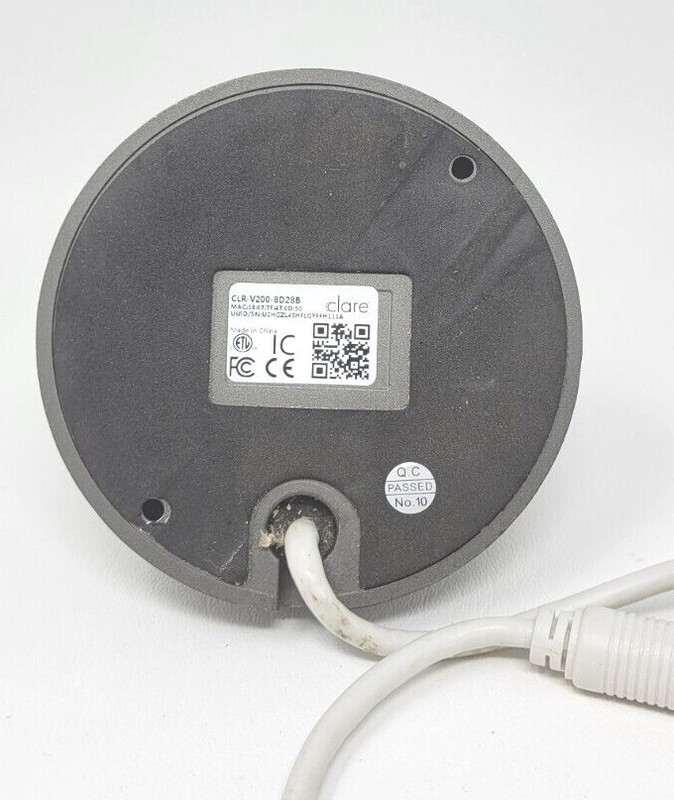 ClareVision 8MP Mini IP Dome Camera Black CLR-V200-8D28B NDAA Compliant gallery
