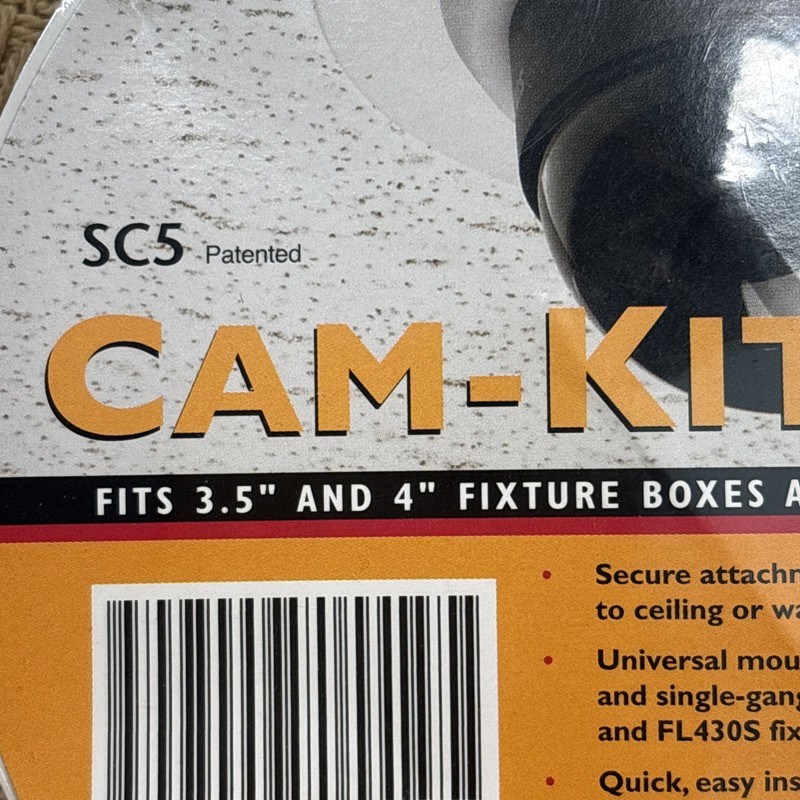 ARLINGTON - SC5 Cam-Kit for Installing a Security Camera Base Up To 4” gallery