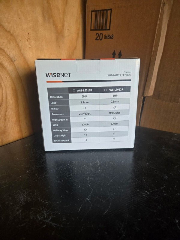 Hanwha Techwin ANE-L6012R 2MP IR IP Security Camera, WDR Super-Compact 3mm Lens gallery