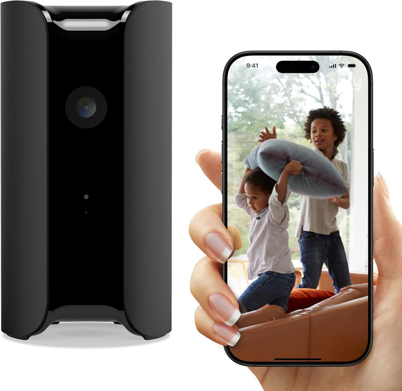 Pro Indoor Home Security Camera 1080P HD Wifi IP | 24/7 Watch Live Video, Siren,