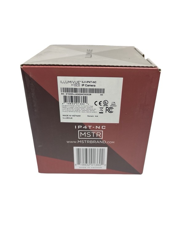 MSTR Illumivue 4MP IP Turret Camera with Nightcolor IP4T-NC - White gallery