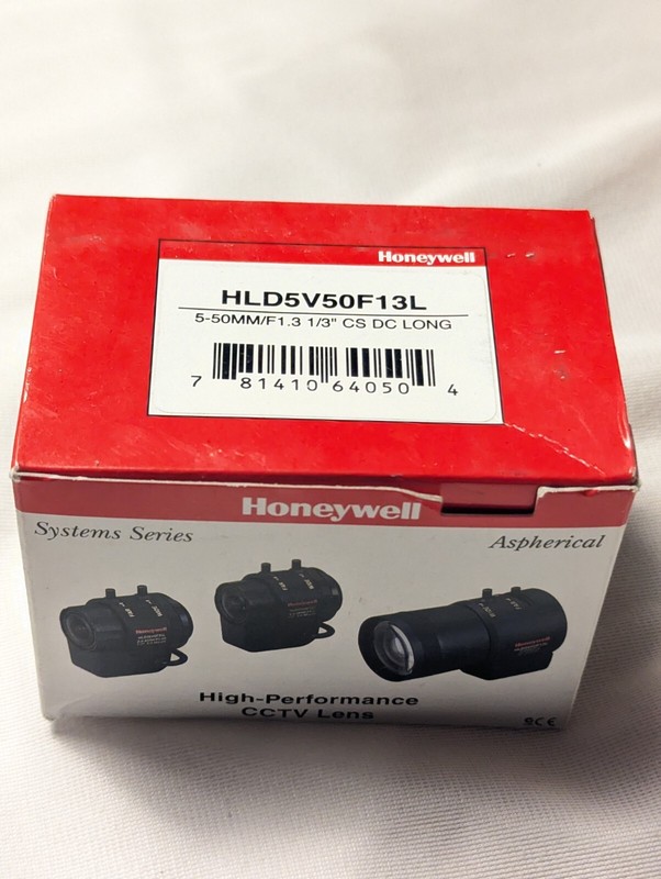 Honeywell HLD5V50F13L 5-50mm f/1.3 1/3" CS DC CCTV Lens – Long System Series gallery