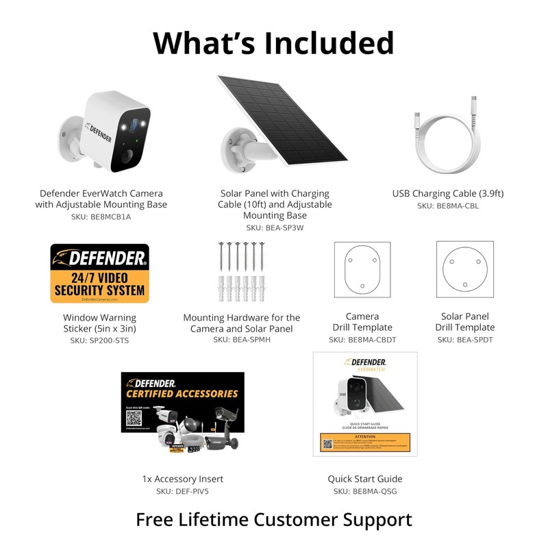 AI 4K Solar Powered Everwatch Battery Wireless Security Camera, AI Detection,... gallery