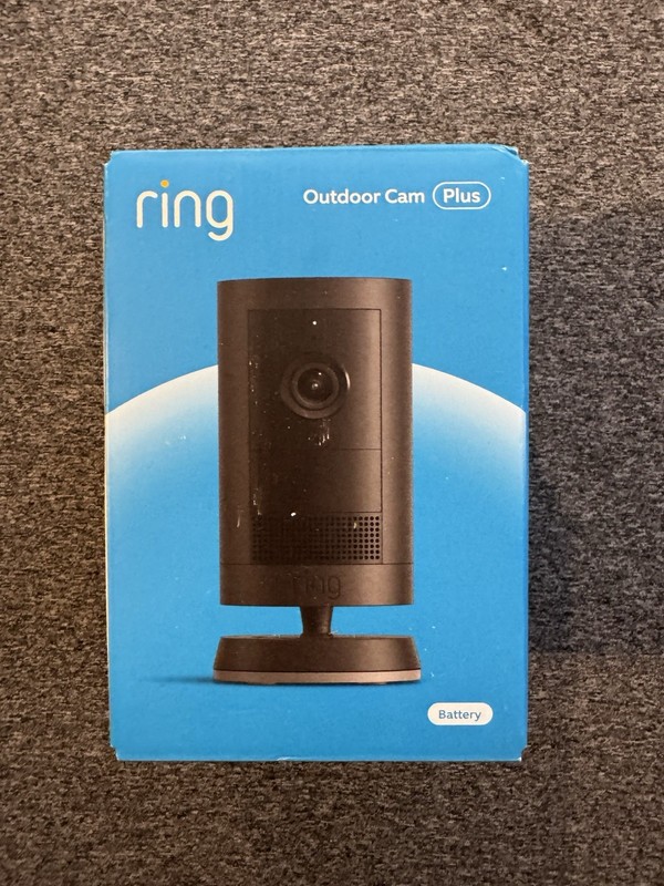 Ring Outdoor Cam Plus, Battery (newest model), 2K security camera, Black New
