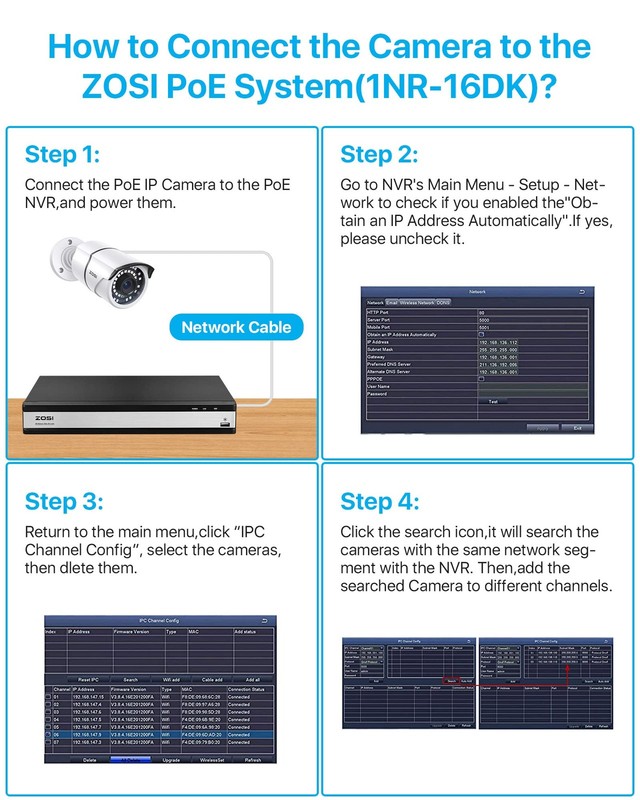 ZG2615E 5MP PoE IP Bullet with Night Vision for Outdoor Indoor Power Over Eth... gallery