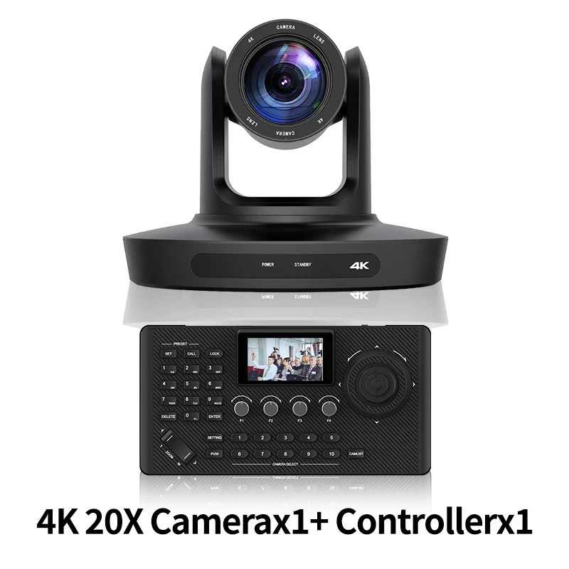 PTZ Camera 4K 20X Zoom Video Conference Camera Kit Church Meeting live broadcast