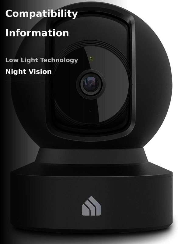 All-Around Home Security Camera - 1080p, Two-Way Audio, and 30ft Night Vision gallery