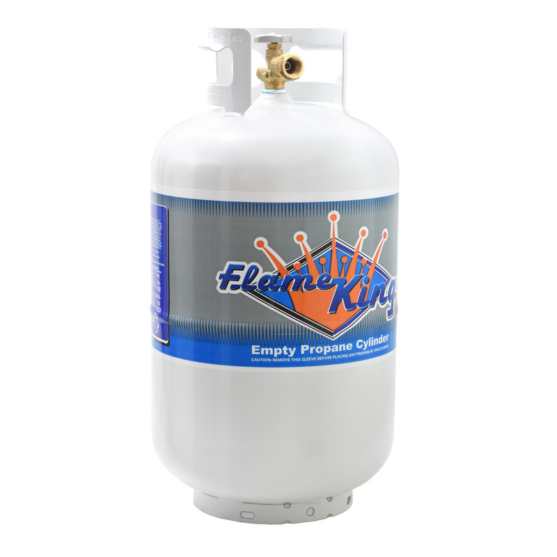 Flame King 30 lb. Propane Tank with Type 1 Overfill Protection Device Valve (Shi gallery