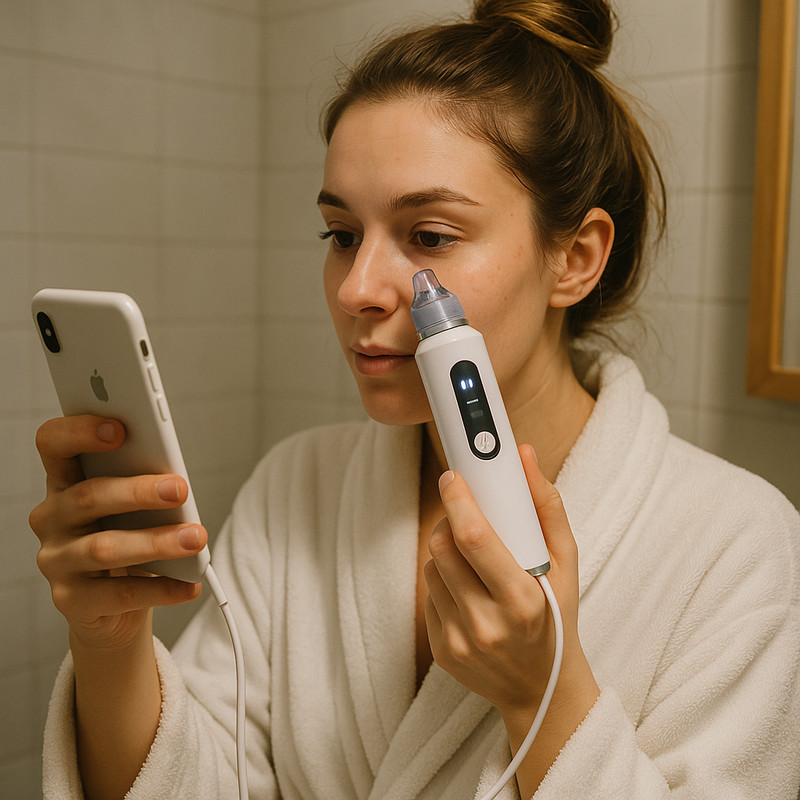 Visual Blackhead Remover WiFi Camera Pore Vacuum gallery