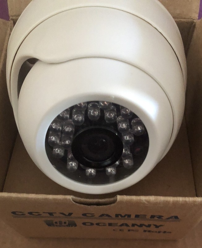 1/3” Sony HAD CCD, 420TVL 3.6 mm, 24 LEDs IR Range 65 Ft