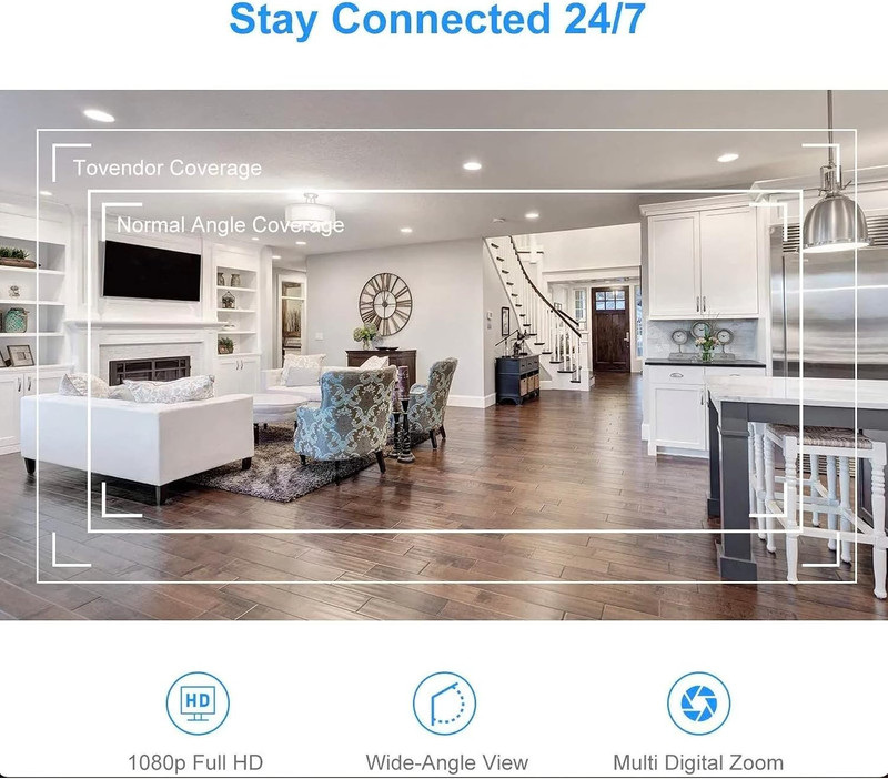 Wifi Security Camera Hd 1080P Compact Indoor Plug-In Smart Security Camera Syste gallery