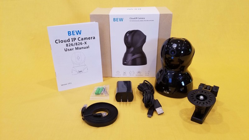 BEW 1080P Wireless IP Camera with 2-Way Audio for Baby / Nanny / Pet Monitori…