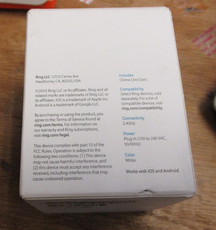 Ring Chime 3rd Gen Enhanced Audio alerts for ring devices gallery