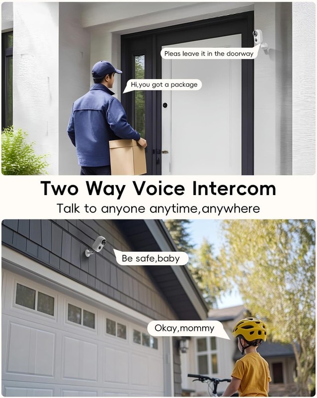 2K Color Night Vision Cameras - Easy Wireless Mount & Cloud Storage Access gallery