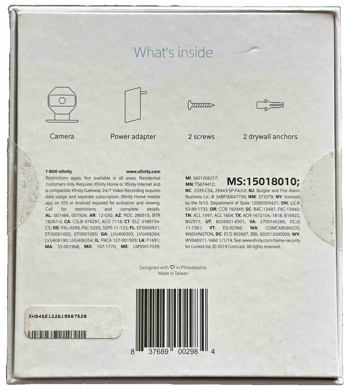 Xfinity Security Motion Camera Indoor Outdoor MS15018010 gallery