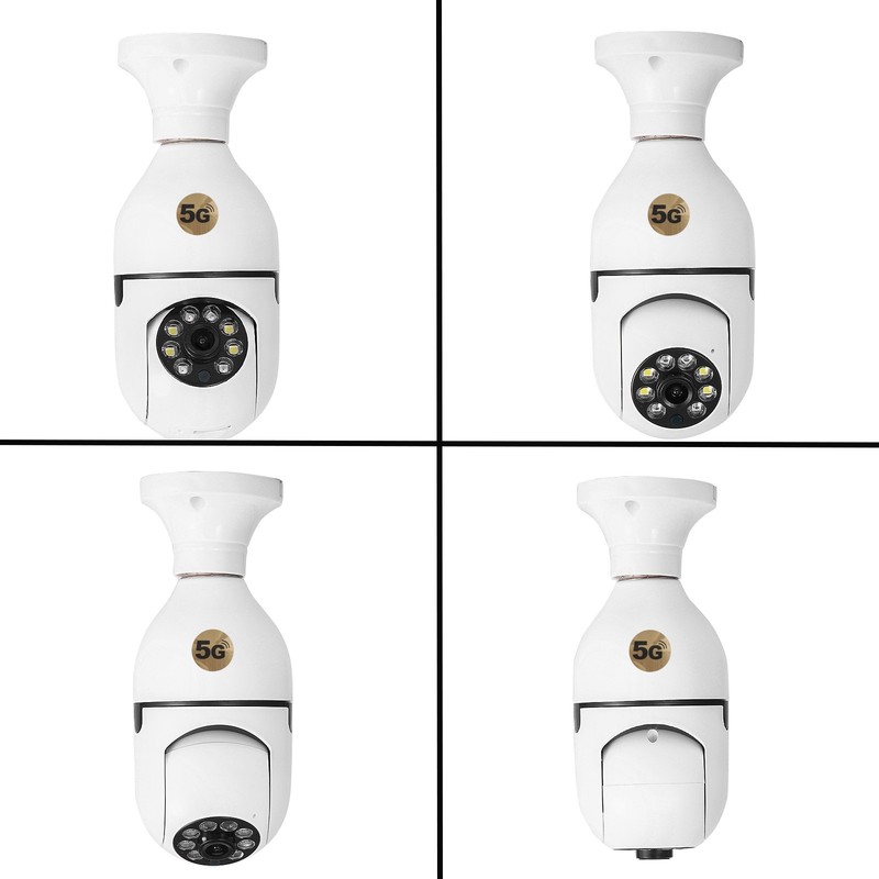 1080P IP E27 360° Light Bulb Camera Wi-Fi IR Night Smart Home Wireless Security gallery
