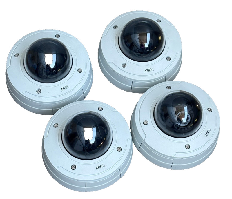 AXIS P3364-VE 6MM Network Dome Camera Outdoor IP Camera Lot of 4 Tested Working