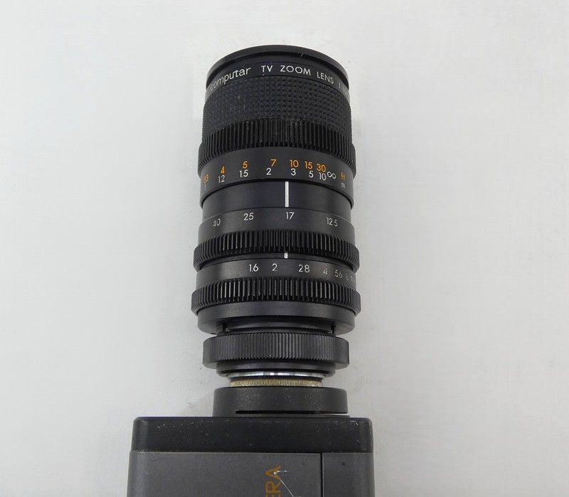 Hitachi VK-C350 Color Video Camera 12VDC Computar 12.5-75mm 1:1.6 Zoom Lens gallery