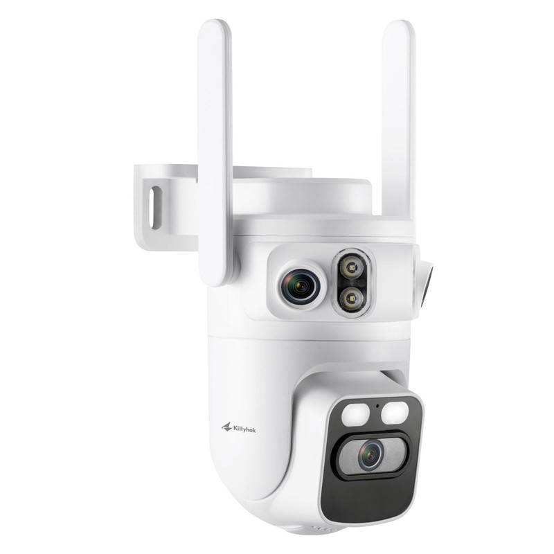 Triple Lens 2K Wireless Security Camera Outdoor, 24/7 Record, 360° PTZ, Auto …