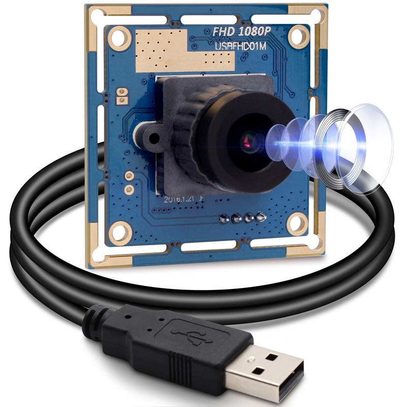 1080P HD USB Module with 2.1mm Lens, 2MP OV2710 CMOS Board , 30fps/720P 60fps…