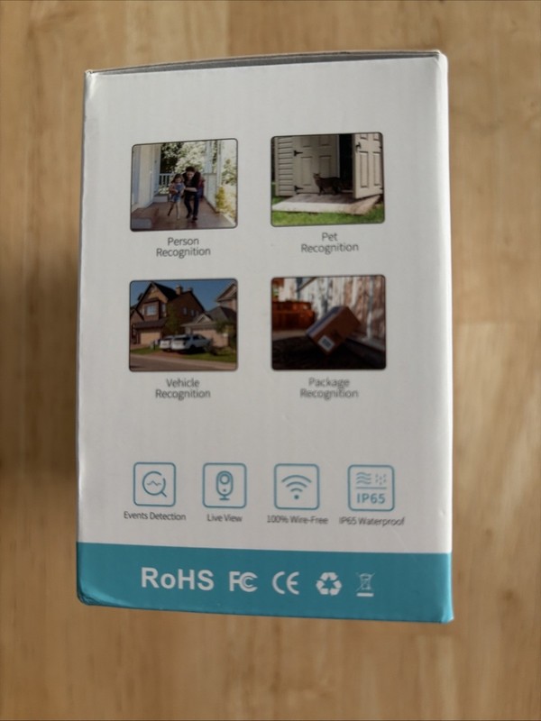 Vision Well Wireless Outdoor Smart Battery Camera, Model CG6S gallery