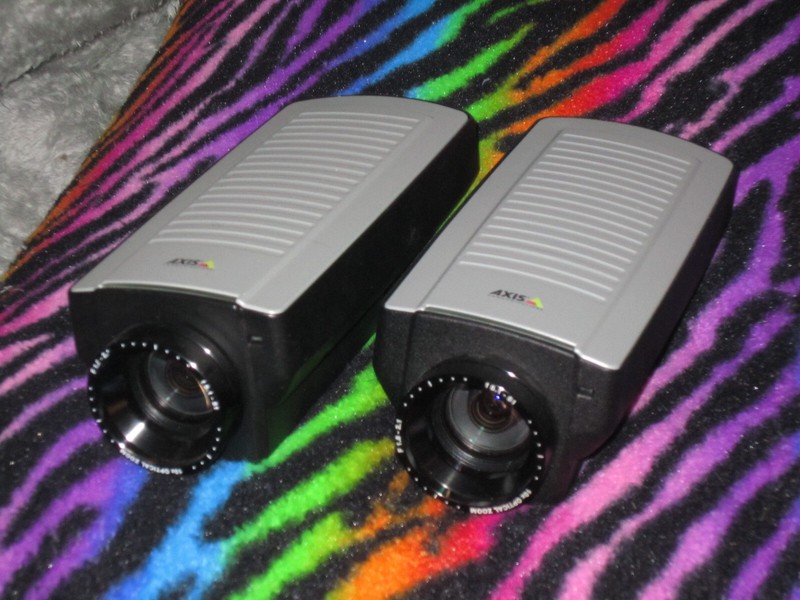 Two Axis Q1755 IP Network Cameras Lot