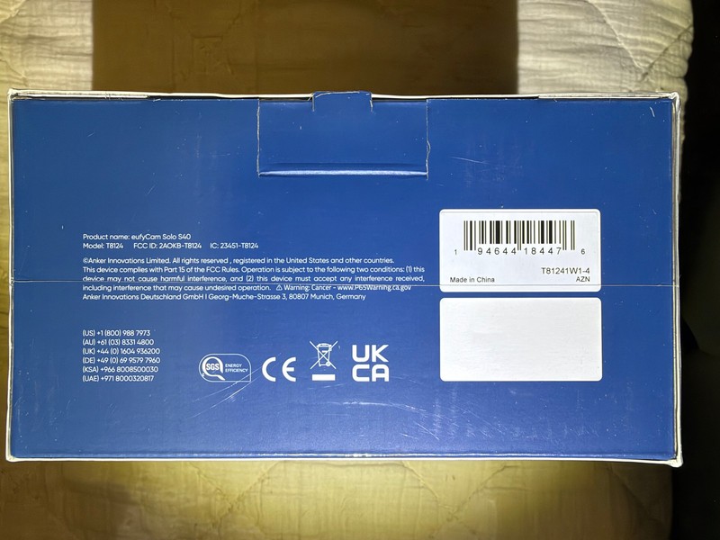 eufy SoloCam S40 Solar Wireless Outdoor Security Camera 2K T8124 New gallery