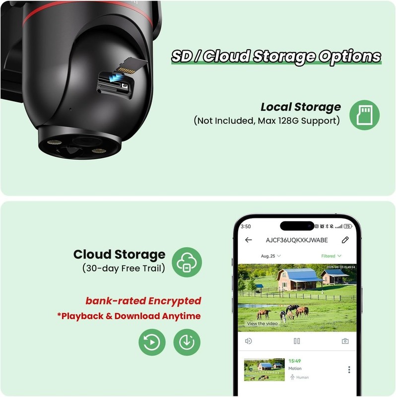 4G LTE Cellular Camera No WiFi Solar Powered Camera 2K Color Night Vision gallery