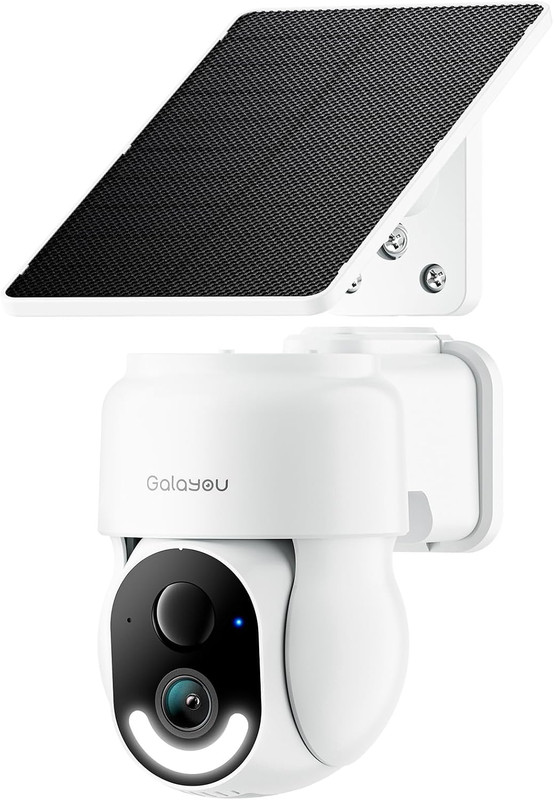 Solar Camera Outdoor Wireless for Home Security 2.4Gwifi, R6 1Pack | 2K Cameras gallery