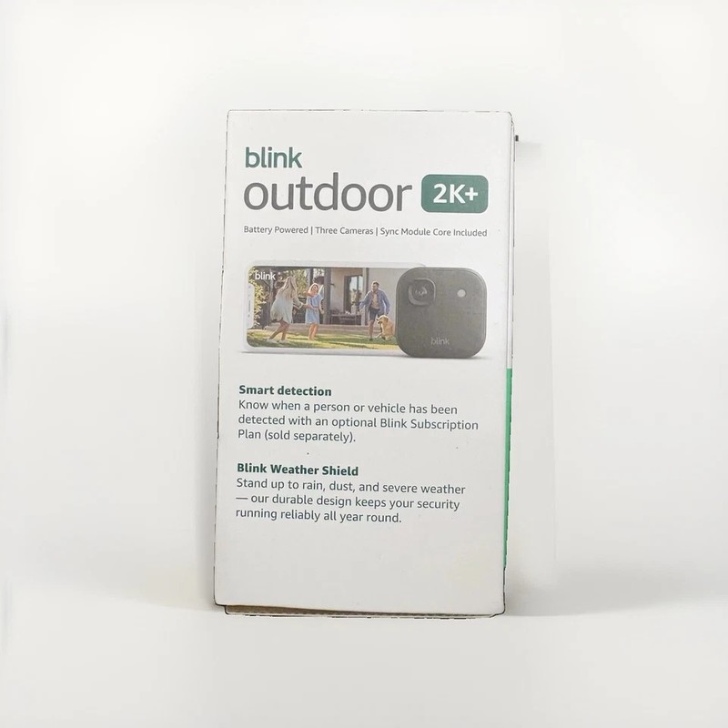 NEW BLINK OUTDOOR 2K+ WIRELESS SECURITY 3 CAMERA SYSTEM - BLACK - SHIPS TODAY gallery
