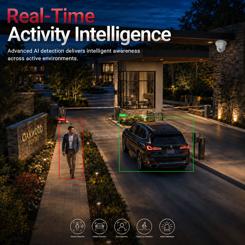 Imperial 4K 8MP PoE IP Camera Two-Way Audio Color Night Vision IP67 gallery