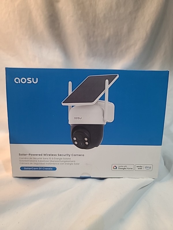 AOSU SolarCam D1 Classic 2K Wireless Solar-Powered Camera (C9C2CA11)