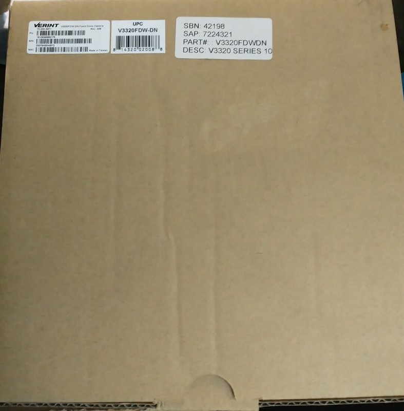Verint V3320FDW-DN Fixed Dome Camera NOS gallery