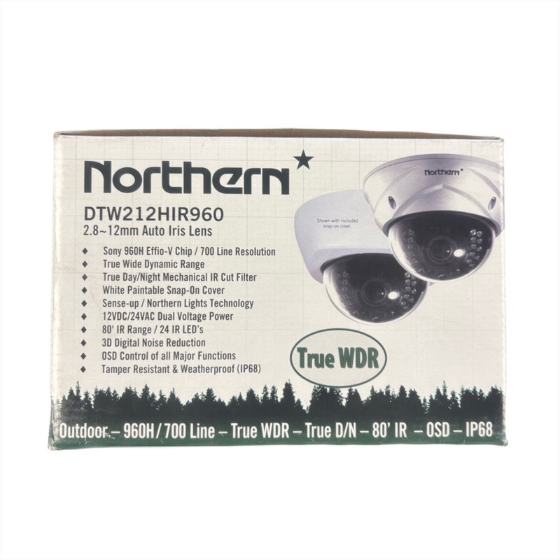 Northern DTW212HIR960 2.8 ~ 12mm Auto Iris Lens, Outdoor, 960H/700 Line