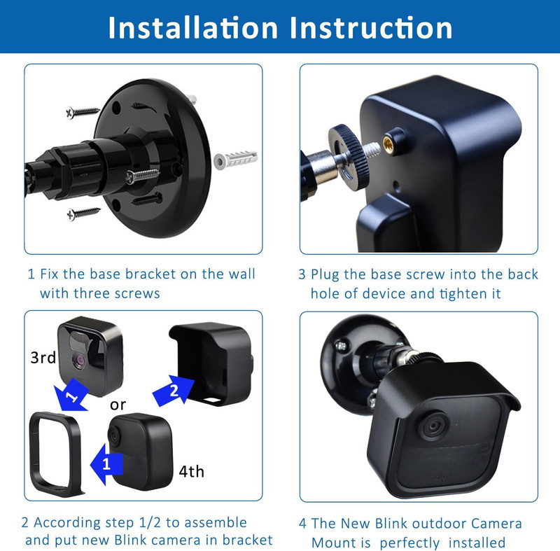 5PACK Blink Outdoor Camera Mount Bracket with Sync Module 2 Outlet Mount for Bli gallery