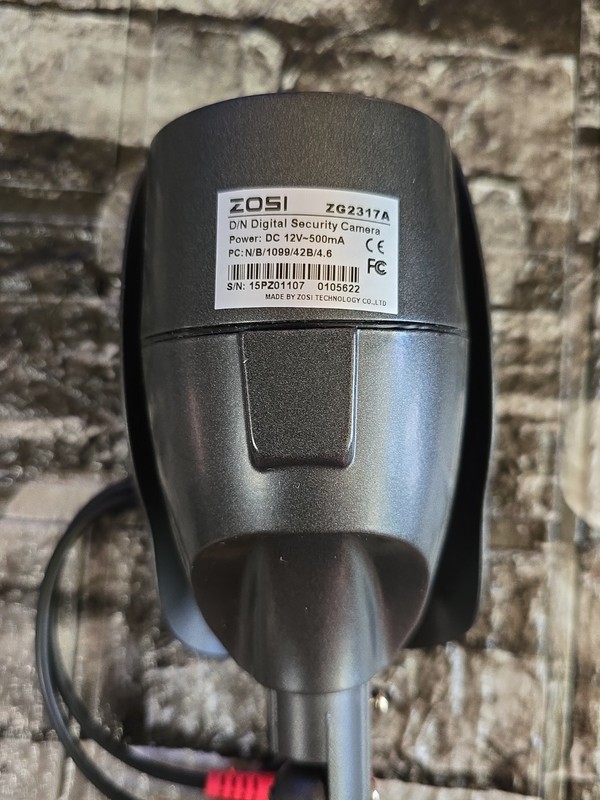 Zosi ZG2317A 1080P Bullet Security Camera CCTV Black Night Vision Open Box gallery