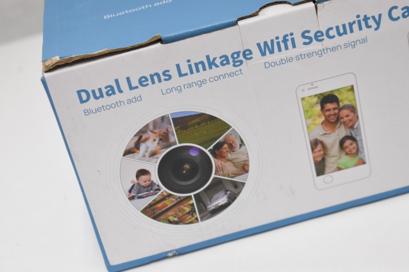 Hiseeu Dual Lens Linkage Wifi Security Camera Long Range Connection 2 Way gallery