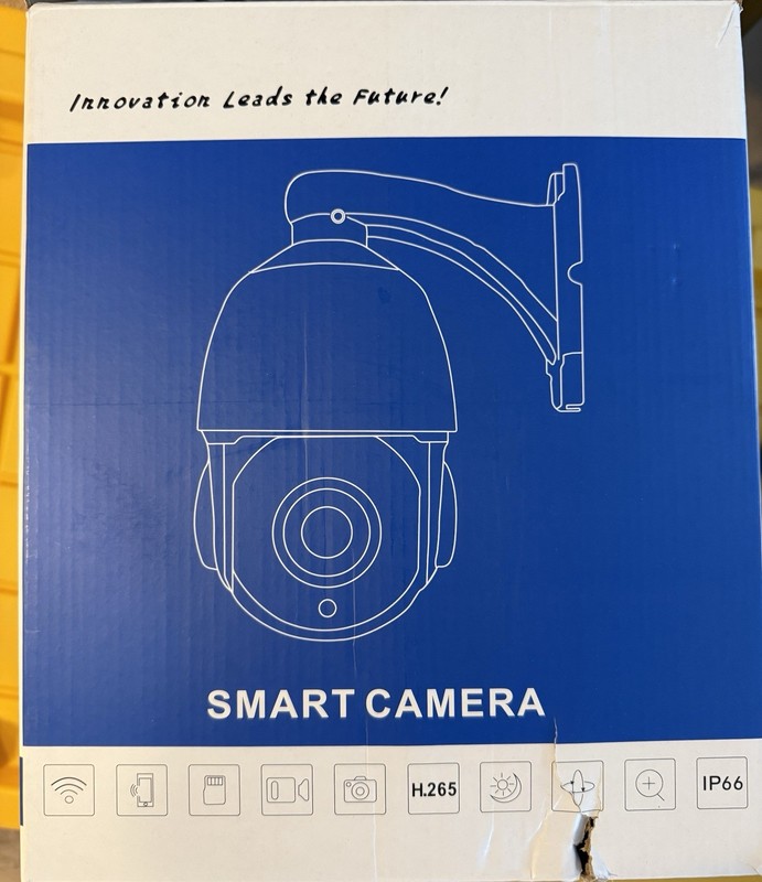 Jennov 4K 8MP Outdoor Camera with Pan Tilt 20X Optical Zoom & Human Detection