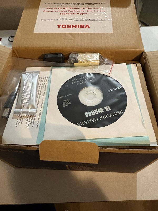 Two Toshiba Network Cameras IK-WR04A New In Box-Untested gallery